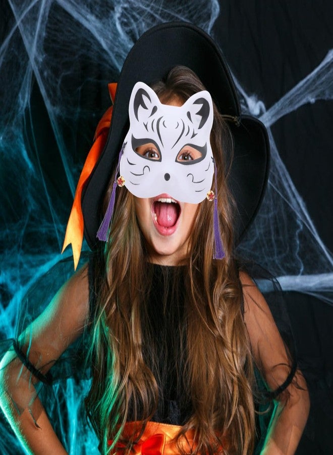 أموسفون قناع قطة أموسفن، قناع ثعلب كيتسون، زي تنكري للهالوين، لوازم حفلات تنكرية - Image 3